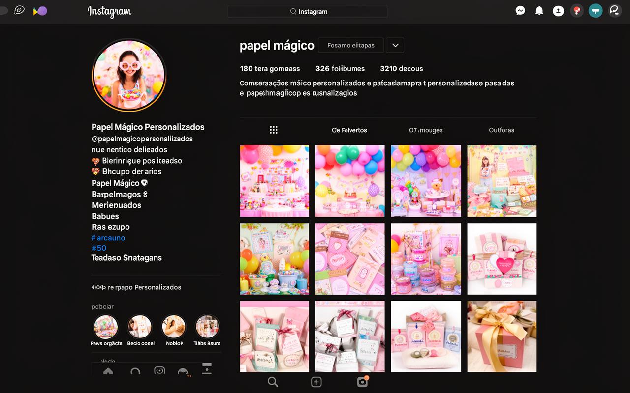 Papel Mágico Personalizados